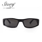 STORY Fashion Y2K Narrow Rectangle Sports Sunglasses for Women Men 2024 Brand Designer Sun Glasses Cycling Shades Male S77361H